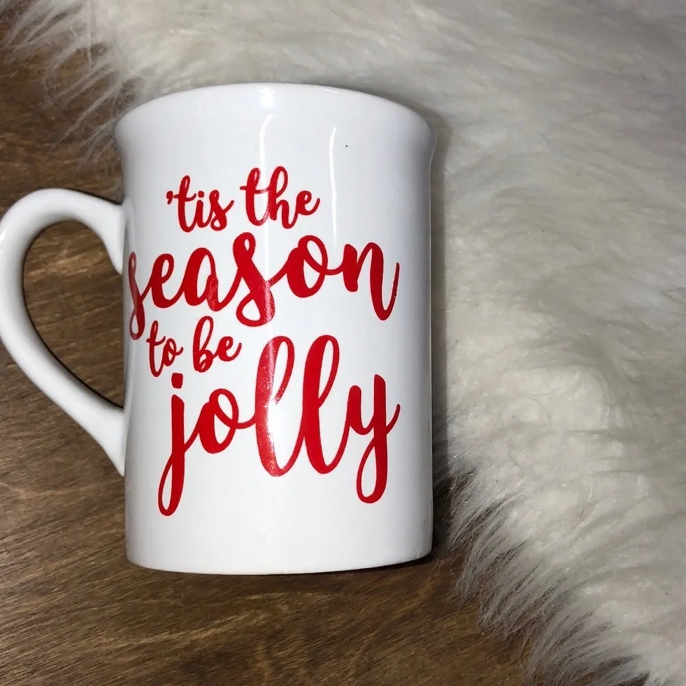 Tis the season to be jolly Christmas coffee mug
